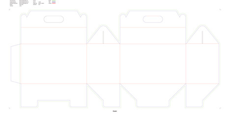 Custom dimensions tuck end box variations auto bottome snap lock boxes dieline 112310 © Ranger