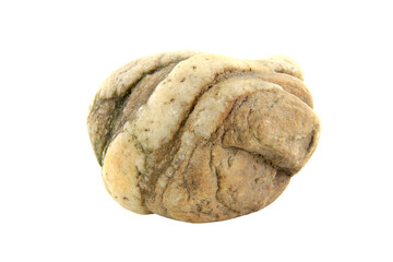 A single stone isolated on transparent background.