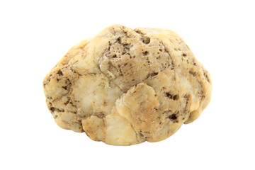 A single stone isolated on transparent background.