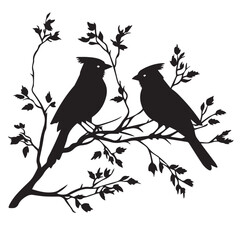 silhouettes of birds,bird, silhouette, animal, nature, illustration, vector, birds, crow, black, isolated, beak, bullfinch, branch, wildlife, white, wing, raven, feather, winter, cartoon, art, fly, tr
