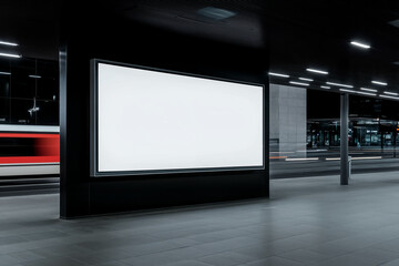 Mockup arrêt de métro