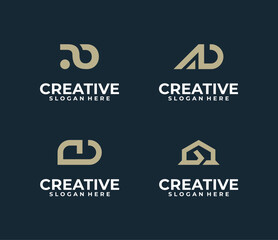 Modern Minimalistic Logo Designs with Creative Slogans
