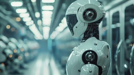 Fototapeta premium Advanced Robotics in Automated Environment