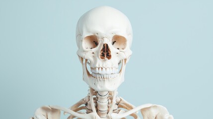 Realistic Human Skeleton Model for Educational Use