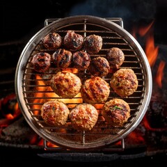grilled meatballs 