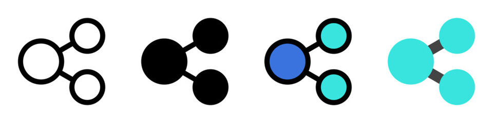 Editable vector share icon. Part of a big icon set family. Perfect for web and app interfaces, presentations, infographics, etc