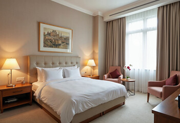 bedroom with bed