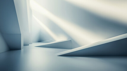 Simple business Background for Your Design Project with Light colors 3D Shapes and Lines