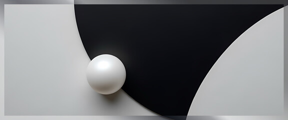 illustrazione con elementi geometrici a tema astratto surreale