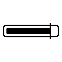 Loading Bar Icon. Simple Waiting Symbol Vector Illustration.
