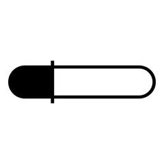 Loading Bar Icon. Simple Waiting Symbol Vector Illustration.
