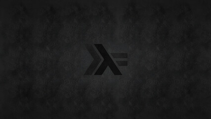 Black Abstract Logo On Wall