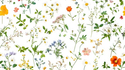 Floral, Colorful Flowers, Abstract Image, Texture, Pattern Background, Wallpaper, Cover and Screen for Smartphone, PC, Laptop, 9:16 and 16:9 Format