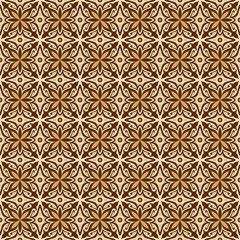 Fototapeta premium luxury Tile vector seamless pattern. Ornament, Traditional, Ethnic, Arabic, Turkish, Indian motifs. Great for fabric and textile, wallpaper, packaging design