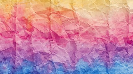 Fototapeta premium Abstract background with crumpled colorful paper.