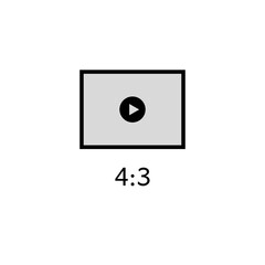 Videos / Images - Aspect ratio icons
