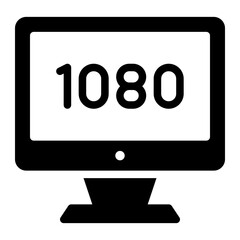 1080 glyph icon