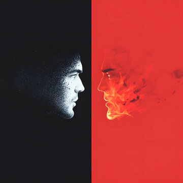 Chat conversation with lines indicating intense communication, filled with insults and sarcastic remarks