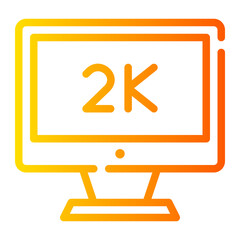 2k gradient icon