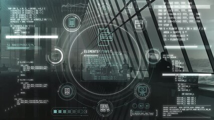 Cutting-edge digital infographic presentation in contemporary workspace - Powered by Adobe