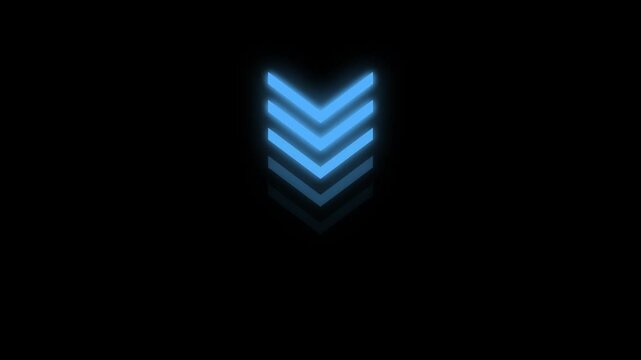 Abstract Directional Arrows Animation.