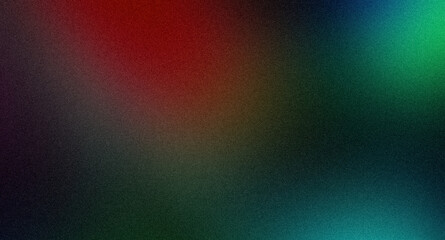 Trendy Gradient grainy texture. Soft red green blue gradient backdrop with place for text. illustration for your graphic design, banner, poster