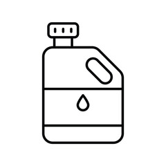 oil line icon with white background vector stock illustration