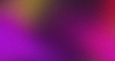 Trendy Gradient grainy texture. Soft red magenta purple blue gradient backdrop with place for text. illustration for your graphic design, banner, poster