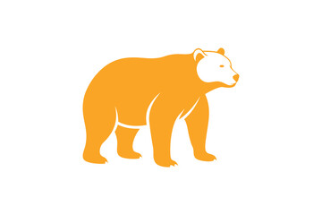 Obraz premium Bear vector illustration on white background