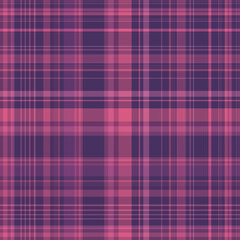 Seamless purple tones striped plaid pattern design. for plaid, fabric, carpet, rug, textile, clothes, table, weaving, dress, clothing. Vector drawing