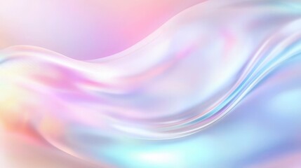 Fototapeta premium Abstract 3D Render of Wavy Gradient Surface, Abstract Background , Gradient , 3D