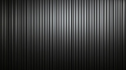 Abstract Black Corrugated Metal, Minimalist , Industrial