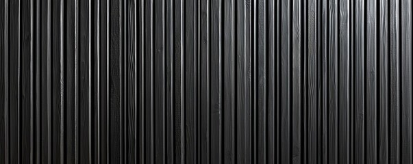 Obraz premium Dark Vertical Wooden Panels - Black Wood Wall Texture, wood, texture