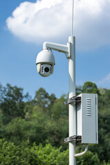 CCTV camera in the park