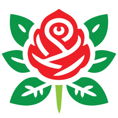 Rose vector illustration art 