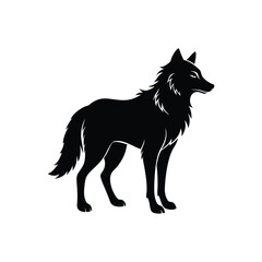Wolf Silhouette vector illustration