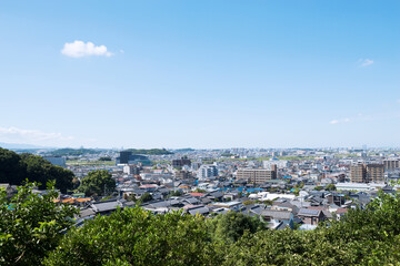 柏原市の街並み