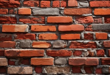 Fototapeta premium close detailed exploration diverse brick textures interacting natural light exemplifying unique patterns colors, surface, design, material, structure