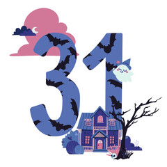 number 31 halloween October