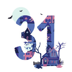 number 31 halloween October