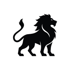  Lion logo icon silhouette vector illustration