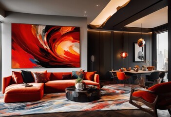 vibrant abstract paint textures home decor inspiration colorful swirls dynamic patterns revive any living space, art, vivid, colors, design, wall, background