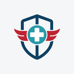  Hospital logo design vector illustration