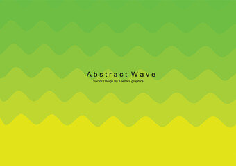 Obraz premium green yellow wave Gradient background