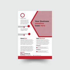 Corporate business flyer template design ,marketing, business proposal, promotion, advertise, publication, cover page. new digital marketing flyer set.
