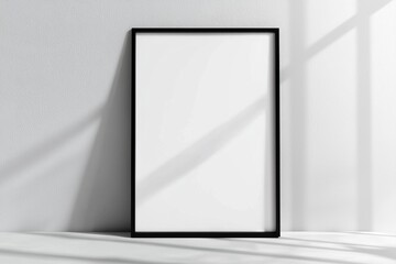 A3 Poster Mockup on White Background created with Generative AI