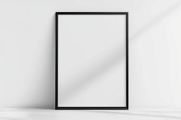 A3 Poster Mockup on White Background created with Generative AI