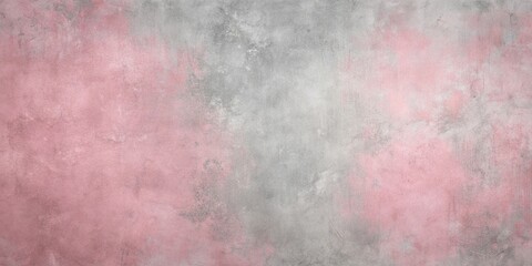 Obraz premium Abstract artistic background in pink and gray with textured detail wide-angle