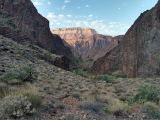 Image from the floor of the Grand Canyon in Arizona