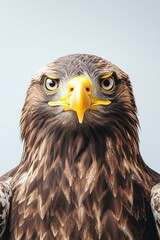 Fototapeta premium Closeup Portrait of a Powerful Golden Eagle with Intense Gaze